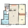 みらいグレイス甲佐 3LDKの間取り