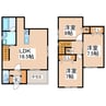 CREA広木 3LDKの間取り