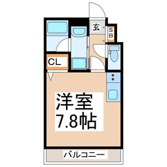 間取図 ラ　メール（健軍）