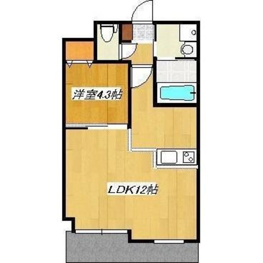 間取図 クロノス2八反田