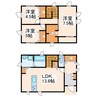 グランファーレ広畑　９号 3LDKの間取り