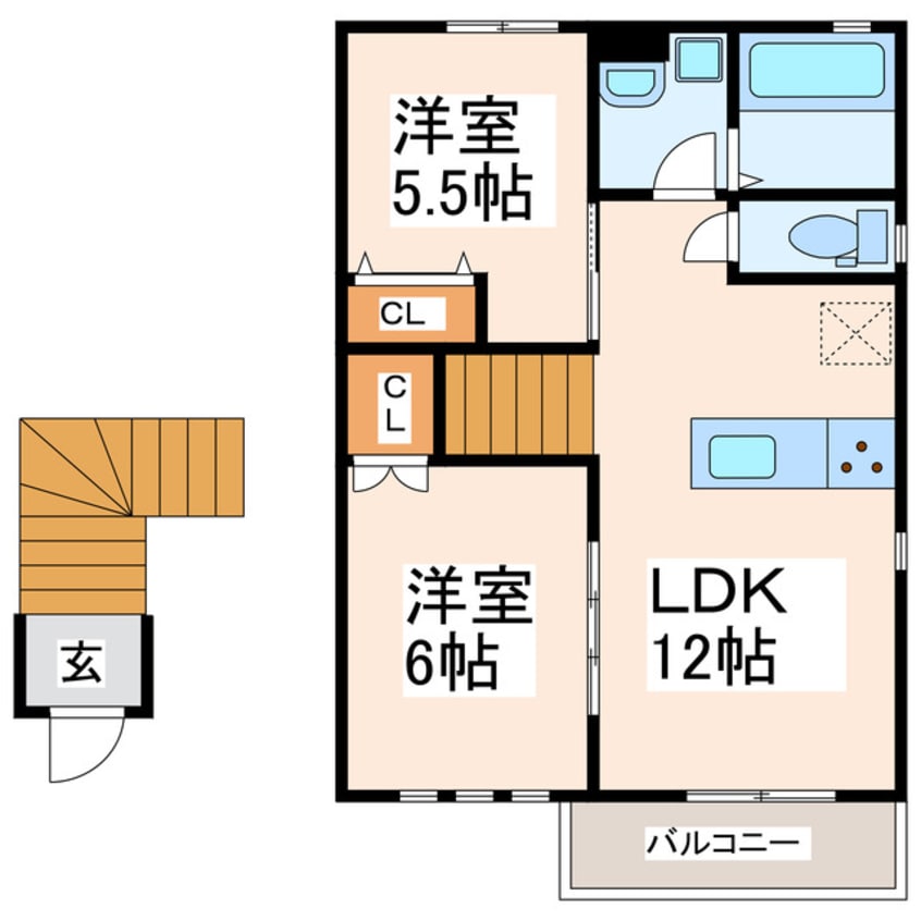 間取図 サンレイク神水