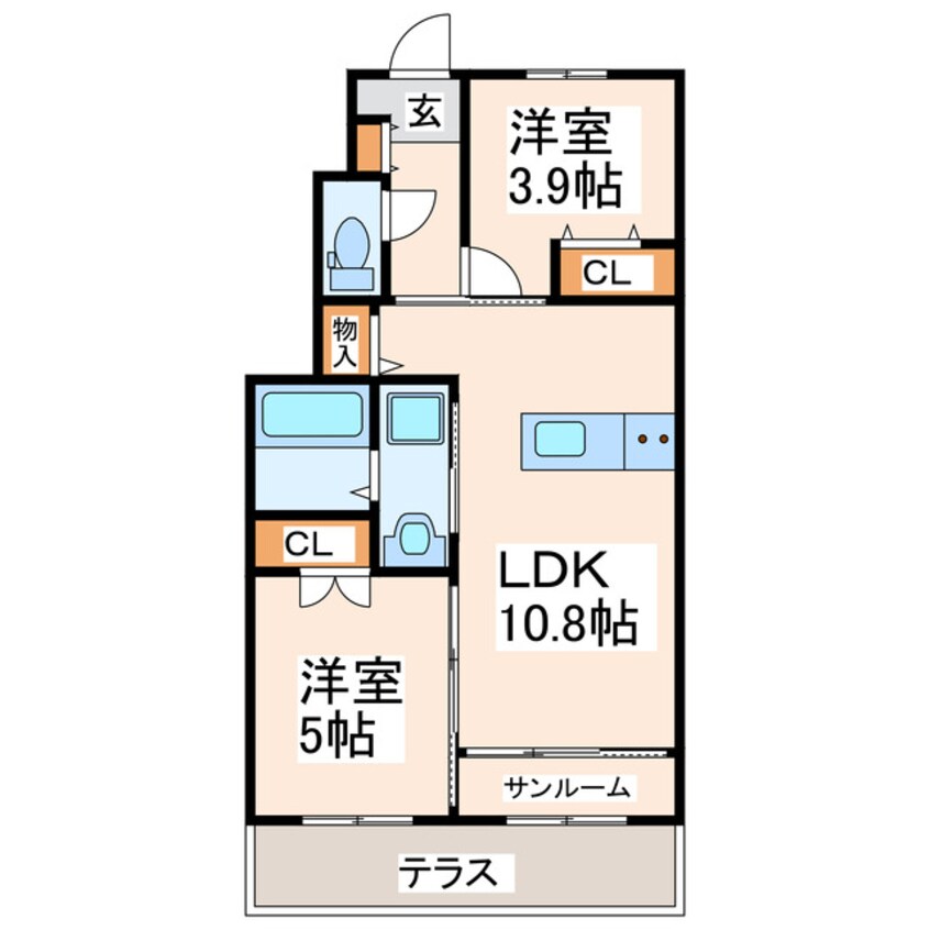 間取図 メープルガーデンｉ