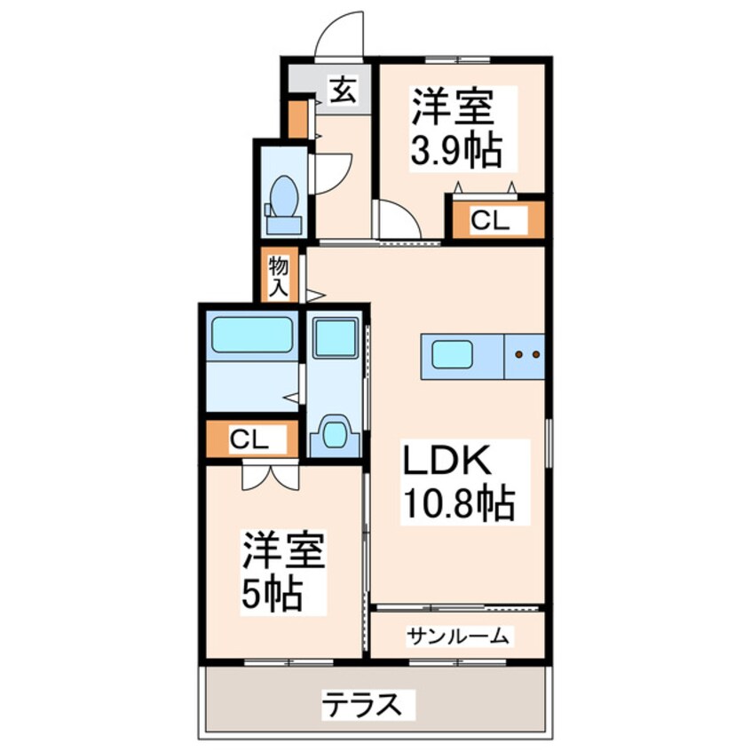 間取図 メープルガーデンｉ