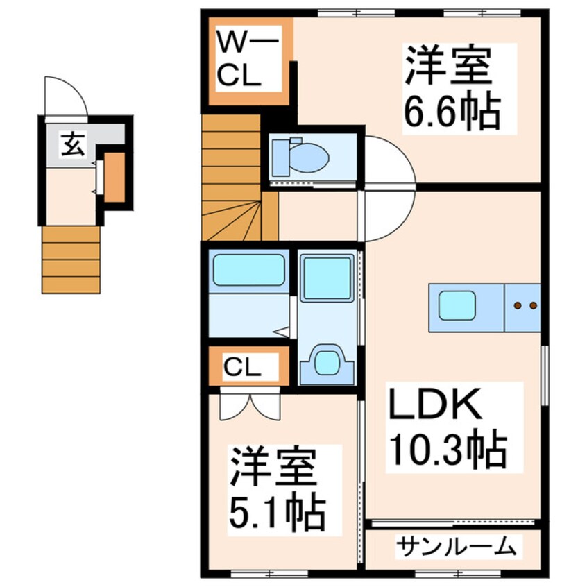 間取図 メープルガーデンｉ