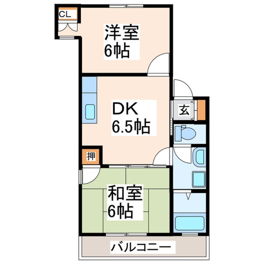 間取図 サンライズ若葉