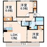 グレイス帯山 3LDKの間取り