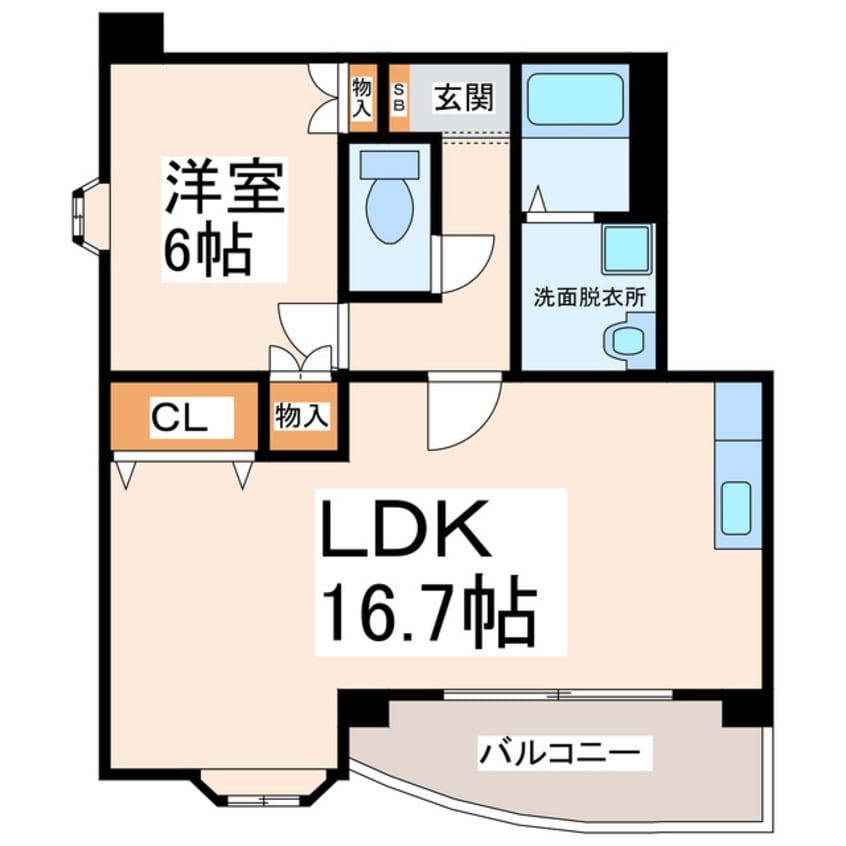 間取図 熊本市営バス/帯山五丁目 徒歩7分 1階 築25年