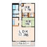 産交バス（熊本市）/託麻総合出張所前 徒歩10分 2階 築24年 2LDKの間取り