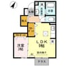 産交バス（熊本市周辺）/御領 徒歩1分 1階 築10年 1LDKの間取り