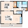 産交バス（熊本市）/下南部入口 徒歩2分 1階 築21年 1LDKの間取り