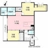 産交バス（熊本市）/八反田 徒歩3分 2階 築3年 2LDKの間取り
