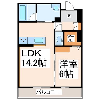 間取図 シャーメゾン九品寺プレミアム