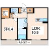 熊本市営バス/身障者福祉センター前 徒歩5分 2階 築11年 1LDKの間取り