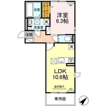間取図 産交バス（熊本市）/御領 徒歩4分 1階 築3年