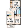 産交バス（熊本市）/新南部入口 徒歩2分 1階 築8年 2LDKの間取り
