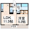 産交バス（熊本市）/ゆめタウンサンピアン前 徒歩6分 1階 築8年 1LDKの間取り