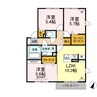 産交バス（熊本市）/神園･バイパス 徒歩4分 2階 築8年 3LDKの間取り