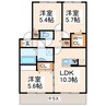 産交バス（熊本市）/神園･バイパス 徒歩4分 1階 築8年 3LDKの間取り
