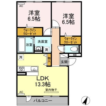 間取図 熊本都市バス（熊本市）/長嶺団地 徒歩5分 1階 築4年