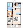 産交バス（熊本市）/一本木 徒歩6分 2階 築13年 1LDKの間取り
