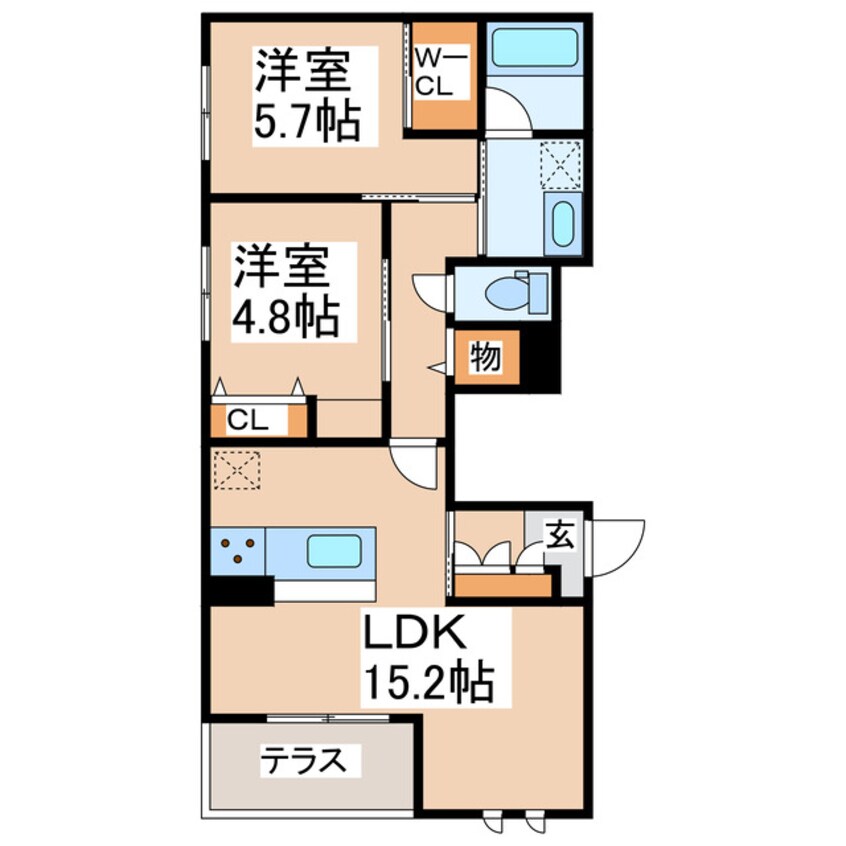 間取図 シエロ・ガーデン　ネクスト