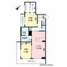 FREUDE帯山西 2LDKの間取り