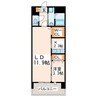熊本都市バス（熊本市）/西小峯 徒歩1分 7階 築11年 1LDKの間取り