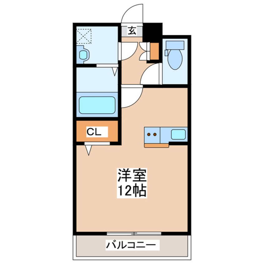 間取図 サンヒルズ県庁東