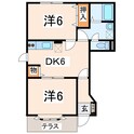 カーサラフィーネＡ・Ｂの間取図