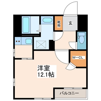 間取図 豊肥本線<阿蘇高原線>/東海学園前駅 徒歩30分 3階 築17年