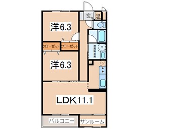 間取図 アヴァンセ金池