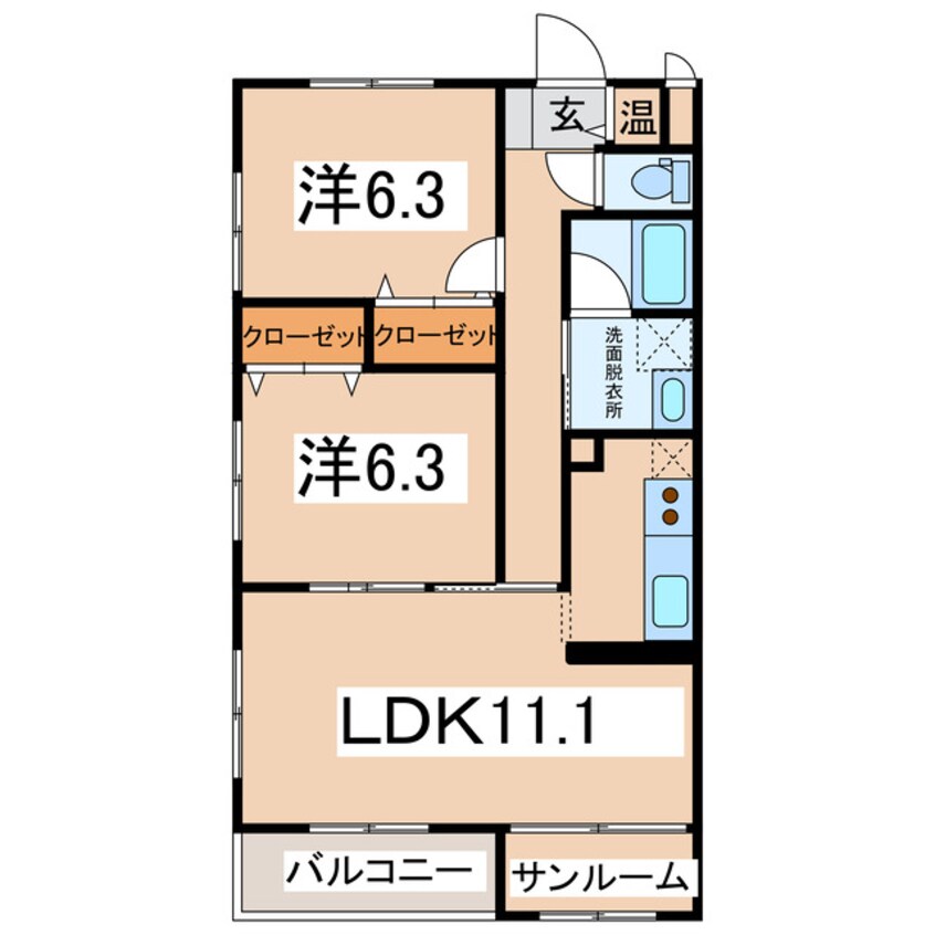 間取図 アヴァンセ金池