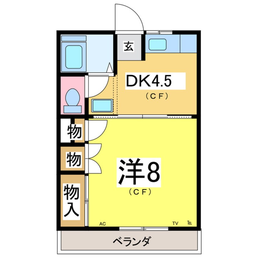 間取図 パークサイド３５