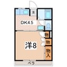 パークサイド３５ 1DKの間取り