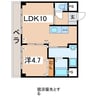 舟山ハイツ 1LDKの間取り