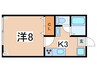 奥羽本線・山形線/米沢駅 車移動 2階 築22年 1Kの間取り