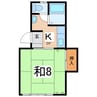 コーポ花沢 1Kの間取り