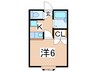 コーポ川崎 1Kの間取り
