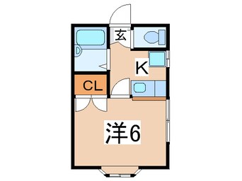 間取図 奥羽本線・山形線/米沢駅 徒歩25分 1階 築30年