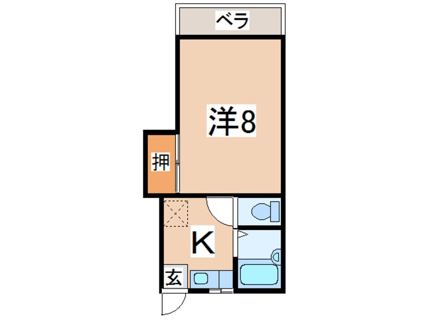 間取図 米坂線（東北地方）/南米沢駅 徒歩14分 2階 築35年