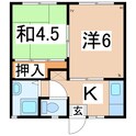 駅前ハイツの間取図
