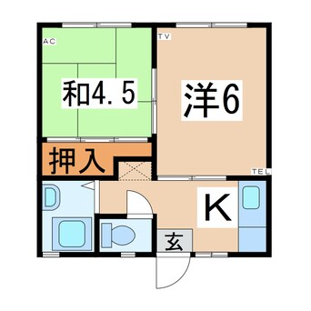 間取図 駅前ハイツ