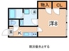 ハイツ春天 1Kの間取り