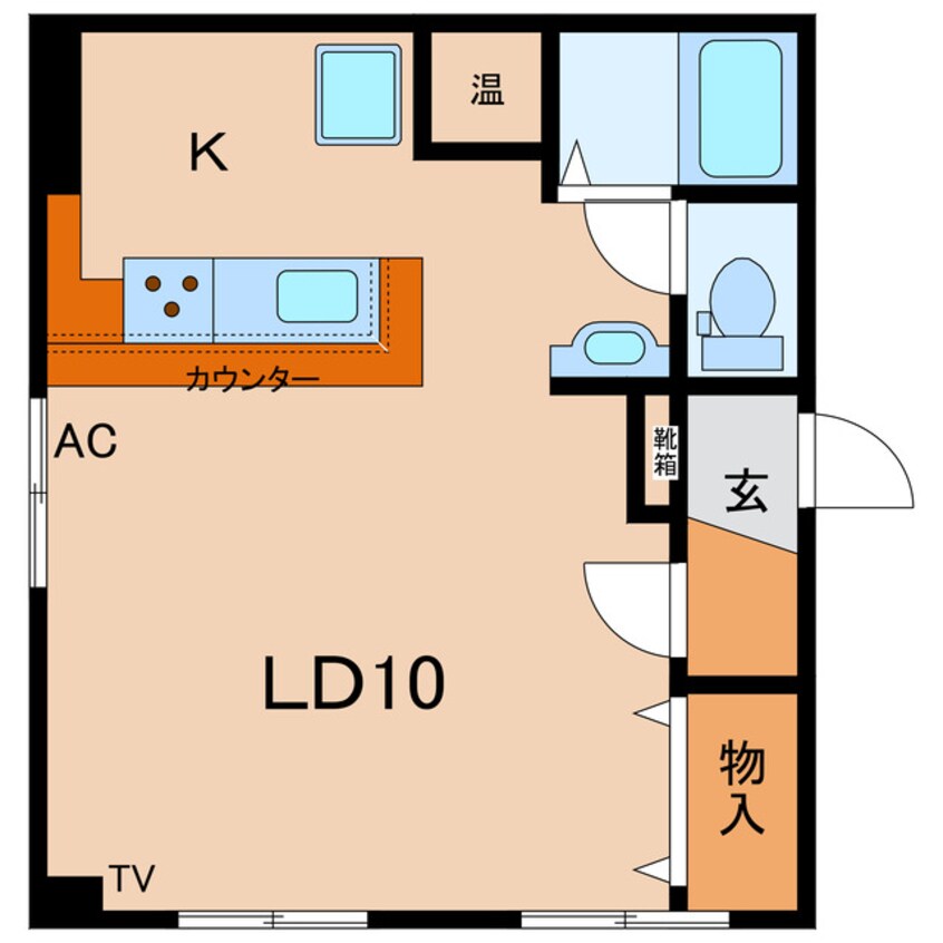 間取図 奥羽本線・山形線/米沢駅 車移動　6分4km 2階 築29年