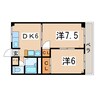 メゾンソレイユ 2DKの間取り