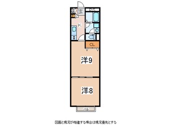 間取図 奥羽本線・山形線/米沢駅 車移動　6分4km 1階 築17年