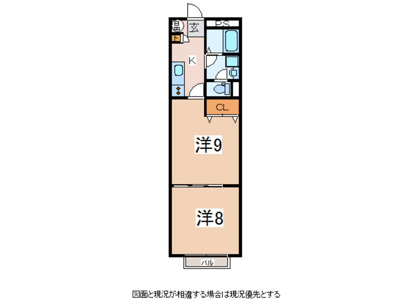 間取図 奥羽本線・山形線/米沢駅 車移動　6分4km 1階 築17年