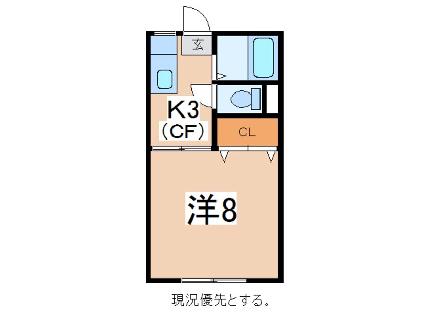 間取図 コーポミュー