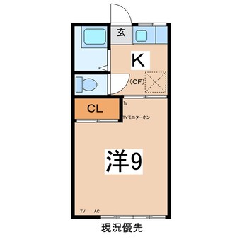 間取図 ヴィレッヂ　ノブ